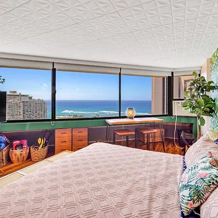 Ocean View Prime Location Surfer Studio With Parking